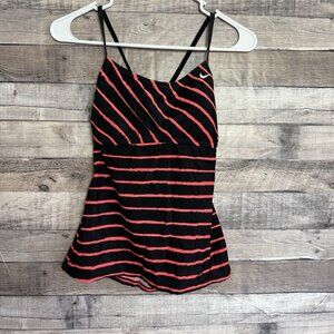 Nike Tankini String Racerback Triangle Tie Women's US 10 Black